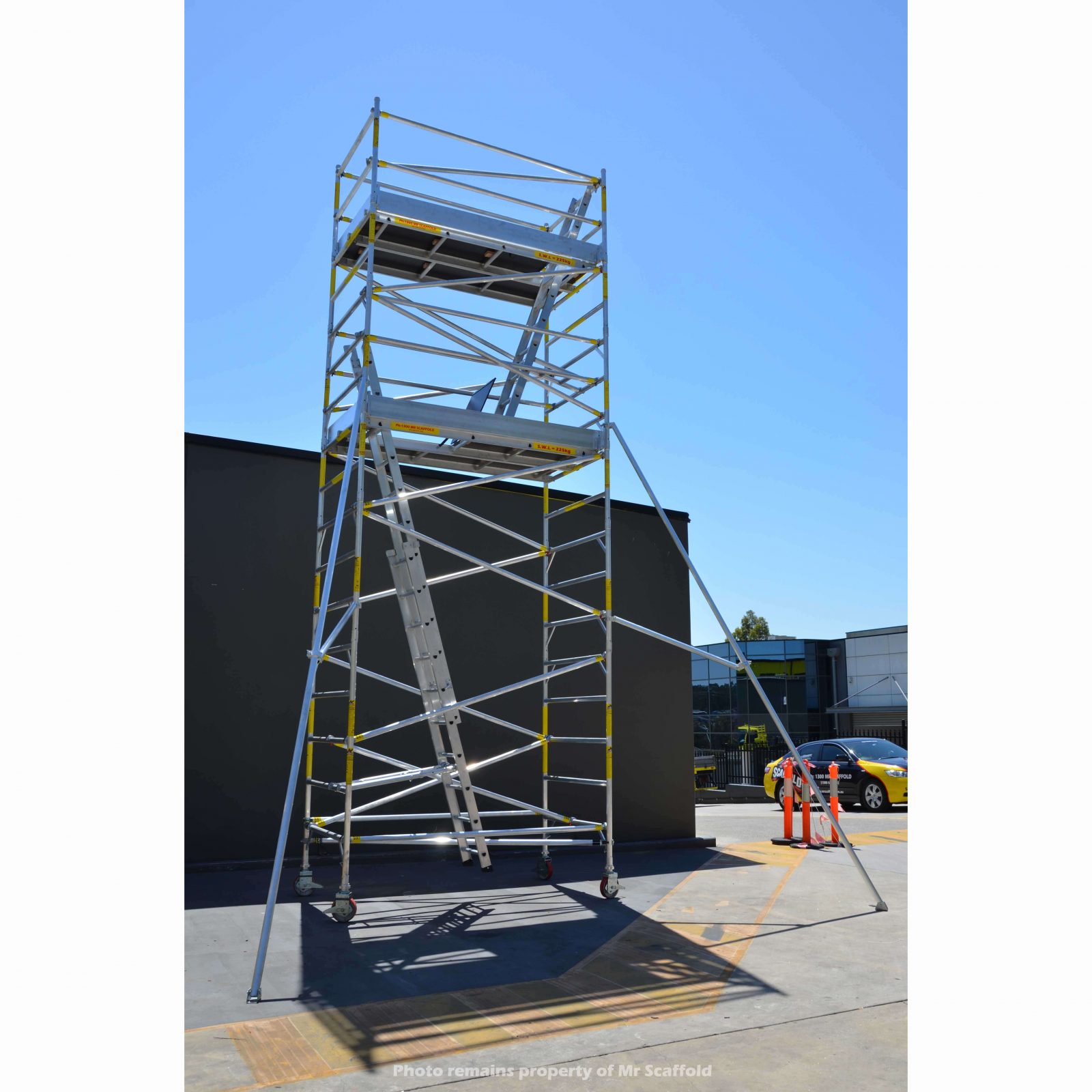 mr scaffold 6 metre double width tower