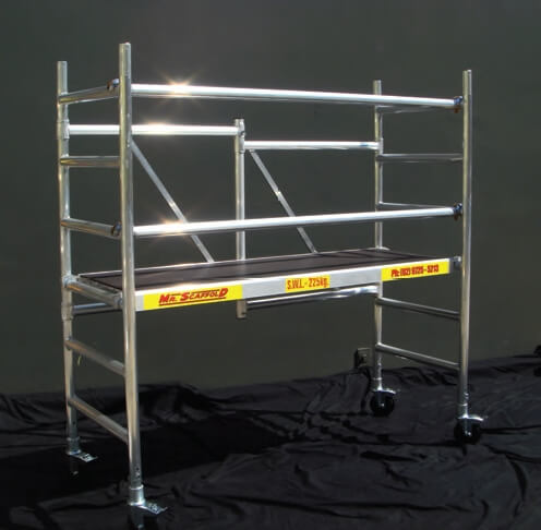 mr scaffold foldable scaffolding system