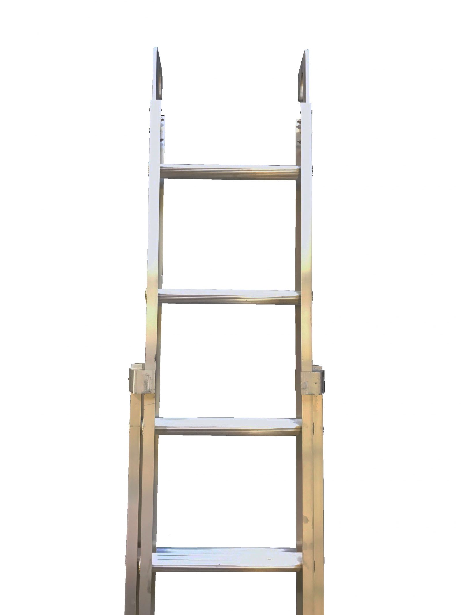 scaffold extension ladder with hooks and brace