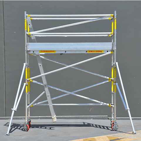 two metre mobile scaffold