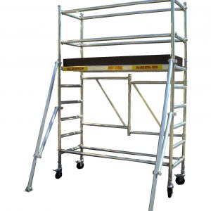 folding mobile scaffolding plus extension