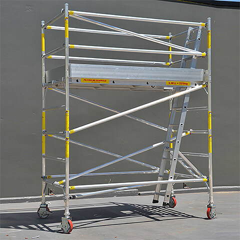 mrscaffold mobile scaffolding tower two metre double angle