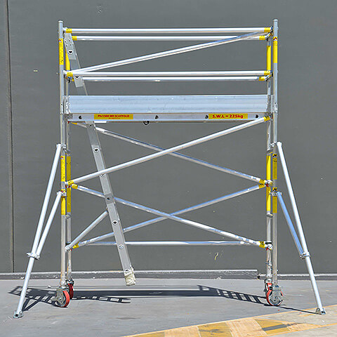 mrscaffold mobile scaffolding tower two metre single