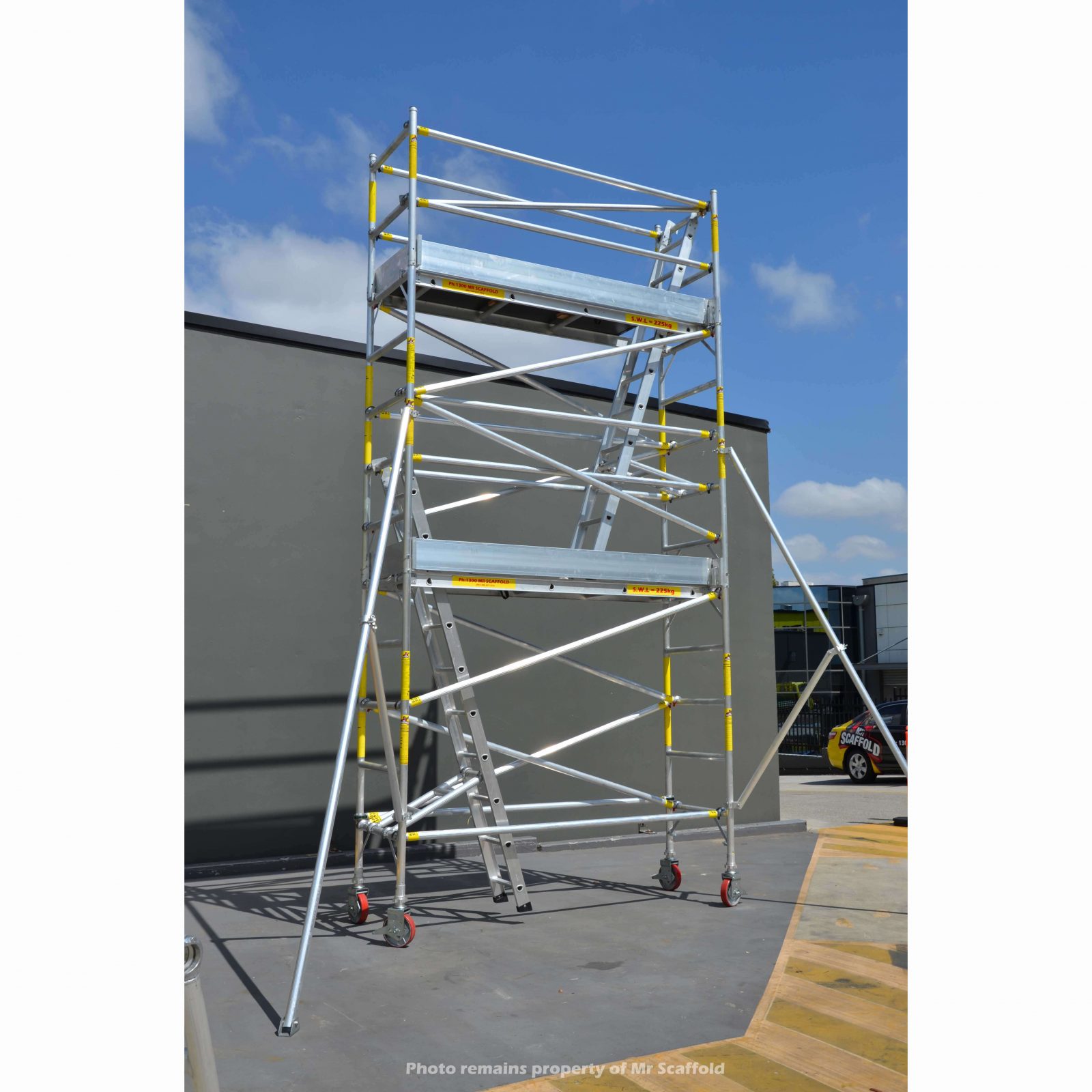 4 metre single width mobile scaffold