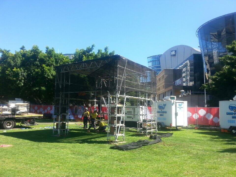 scaffolding hire sydney lunar markets