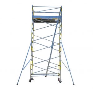 single level 5 metre double width mobile scaffold