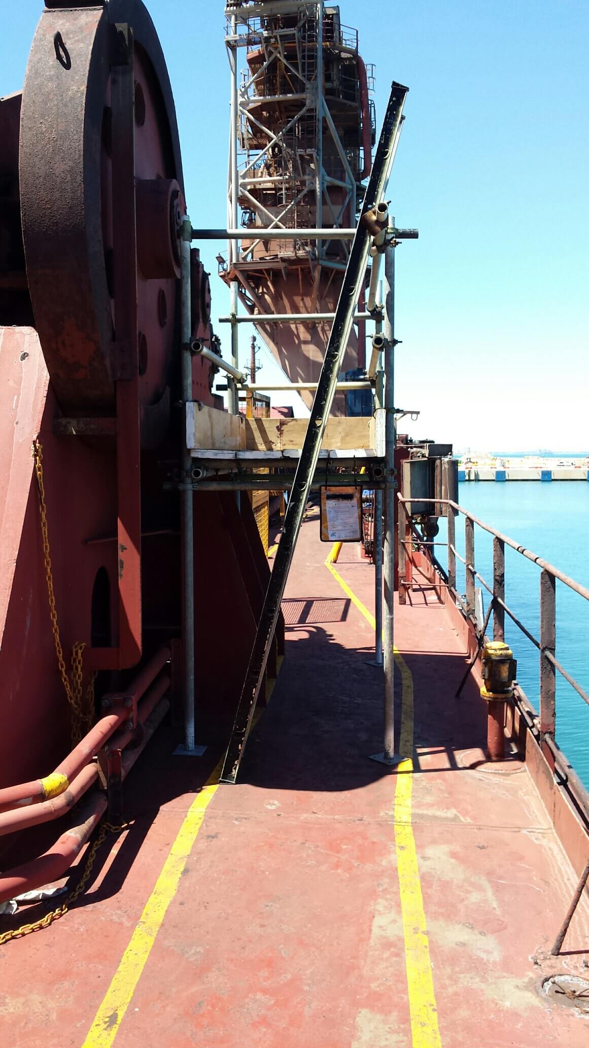 mr scaffold on deck csl whyalla