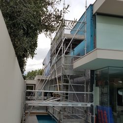 spanning pool scaffold