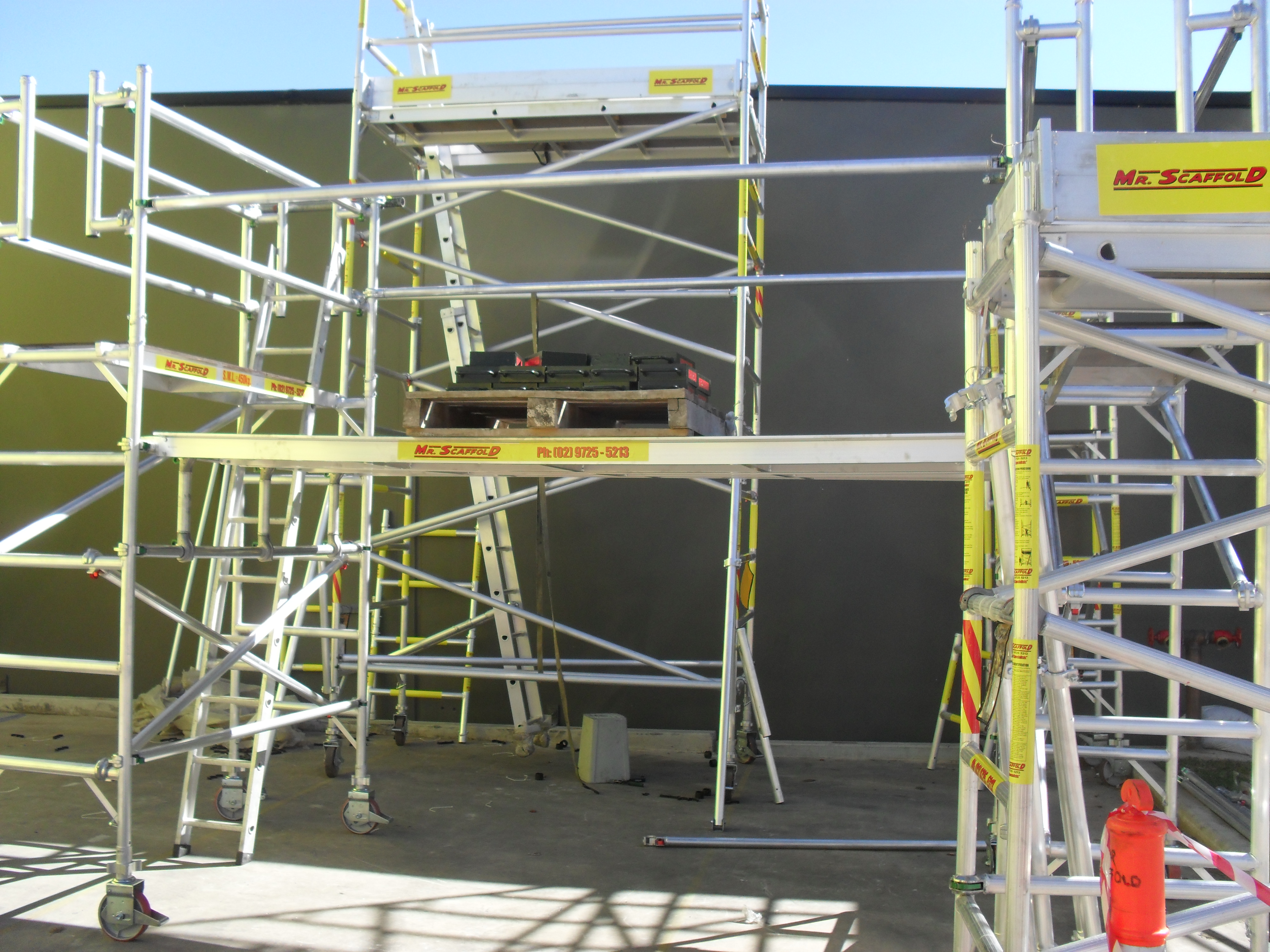 scaffold prefabricated platform unit testing