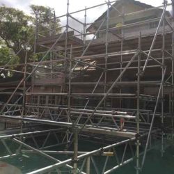 sydney pool scaffold levitation