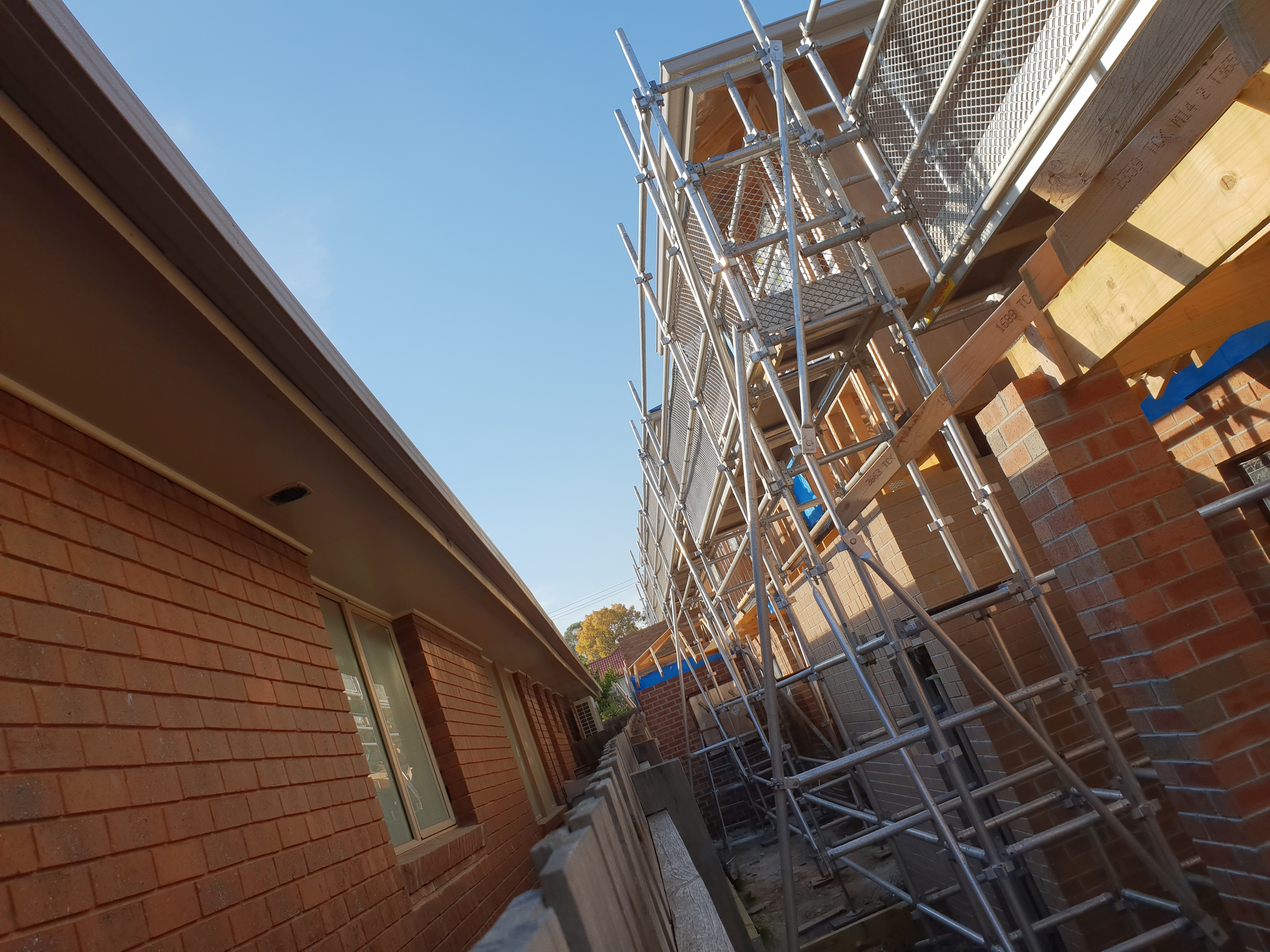 angle on melbourne scaffold