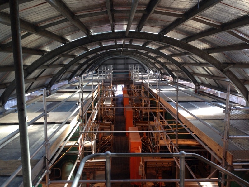scaffold complete filtration hall