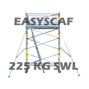 EASYSCAF 3.4m Aluminium Mobile Scaffold Single Width