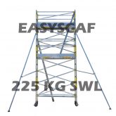 EASYSCAF 4.2m Aluminium Mobile Scaffold Double Width - 2 Level