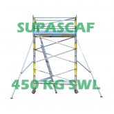 SUPASCAF 4.2m Aluminium Mobile Scaffold Single Width