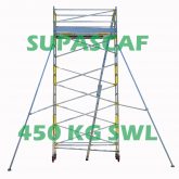 SUPASCAF 5.4m Aluminium Mobile Scaffold Double Width