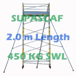 2 metre length 5 metre mobile scaffold
