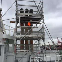 scaffold ship funnels