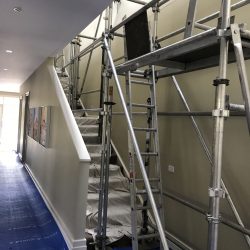 stairwell scaffold base